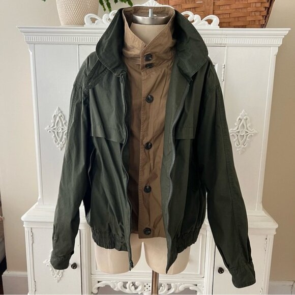 Vintage Banana Republic Safari Field Bomber Jacket - Picture 1 of 16